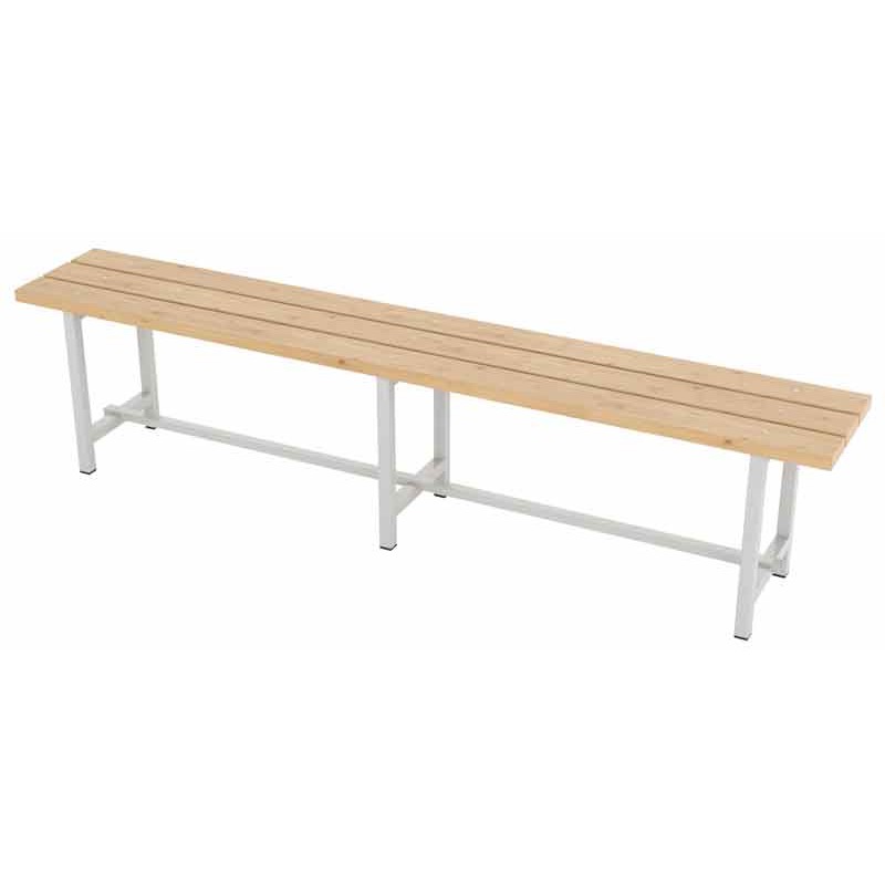 Banco de vestuario en madera de pino 200 - Sointec Proyectos