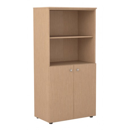 Armario de puertas bajas y estantes