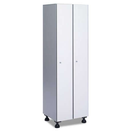 Taquilla de 2 módulos con puerta fenólica