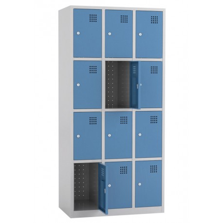 Taquilla metálica de 4 puertas