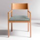 Silla de sala en madera con brazos