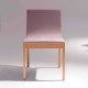 Silla de sala en madera tapizada