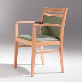 Silla de comedor y salas con brazos