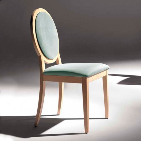 Silla de diseño clásico isabelino en madera
