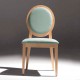 Silla de diseño clásico isabelino en madera