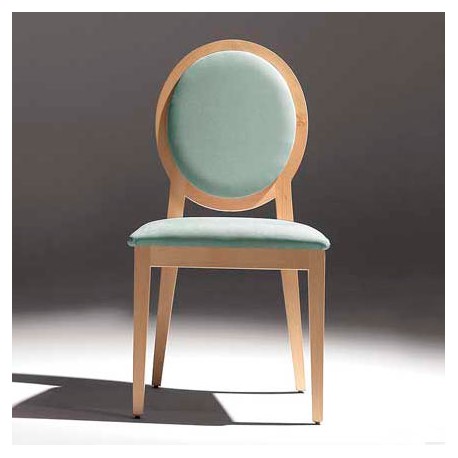 Silla de diseño clásico isabelino en madera