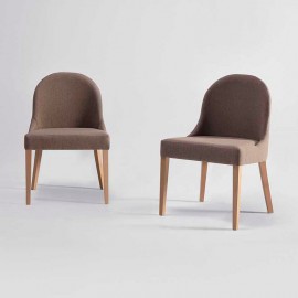 Silla de sala con respaldo de arco