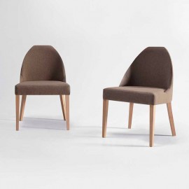 Silla de sala con respaldo de arco
