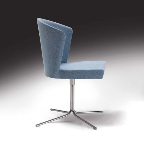 Silla de diseño de habitación y escritorio tapizada