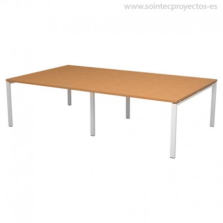 Mesa pórtica extensible