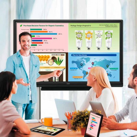 Monitor interactivo multitáctil 60" Big Pad