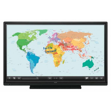 Monitor interactivo multitáctil 70" Big Pad