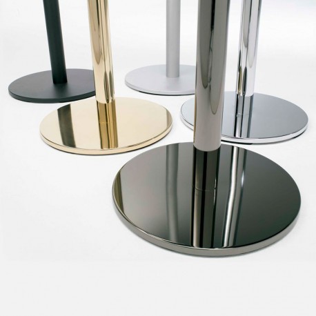 Postes de aluminio de cordón luxe negro