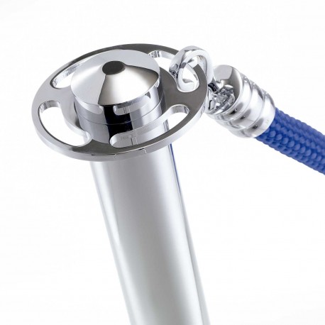 Postes de aluminio de cordón luxe cromado