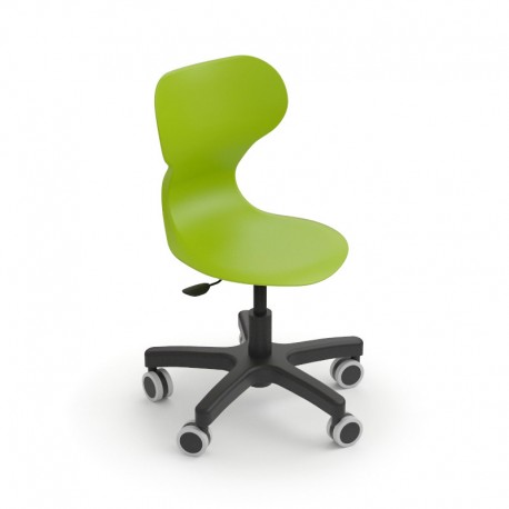 Silla escolar giratoria con ruedas mia mini lift