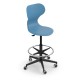 Silla escolar giratoria con ruedas mia stool