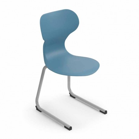 Silla escolar multiuso de patín cantilever