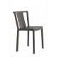 Silla apilable fibra y PP neutra