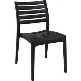 Silla ares negra x4