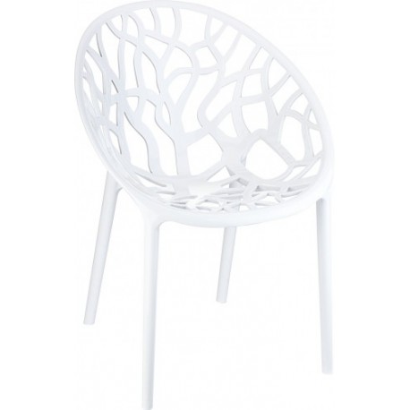 Silla crystal blanca x4