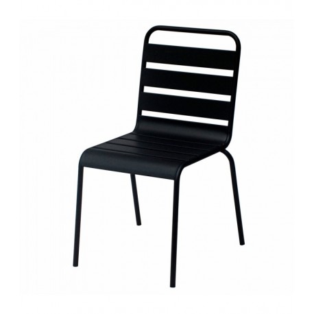 Silla apilable aluminio alegría