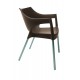Silla apilable polipropileno pole