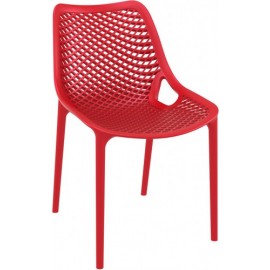 Silla apilable fibra y pp grid XL