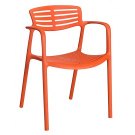 Silla apilable fibra y pp toledo aire