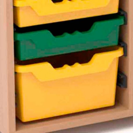 Gavetas de plástico 4 colores
