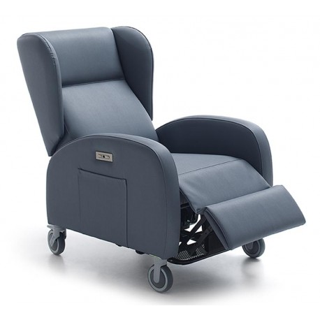 Sillón coral eléctrico con ruedas