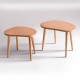 Mesa de madera tapa irregular