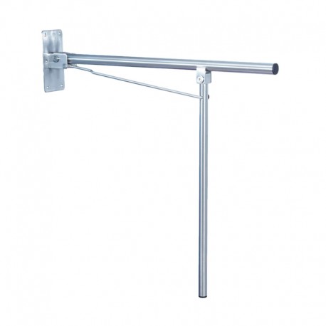 Barra abatible de pie