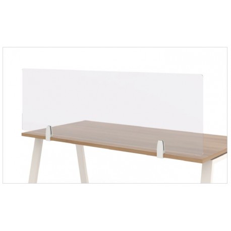 MAMPARA PROTECTORA FRENTE DE MESA