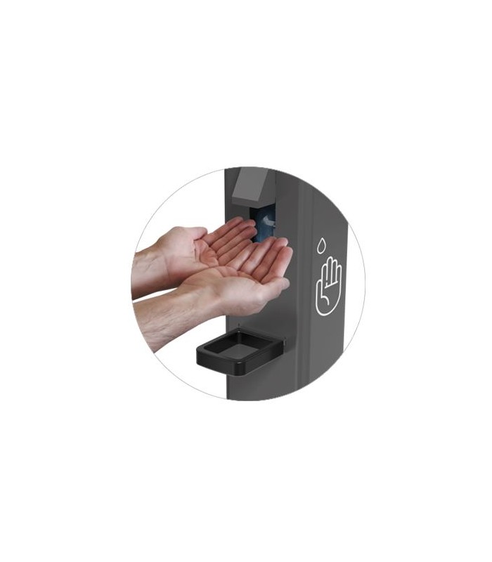 DISPENSADOR DE GEL HIDROALCOHOLICO CON PEDAL