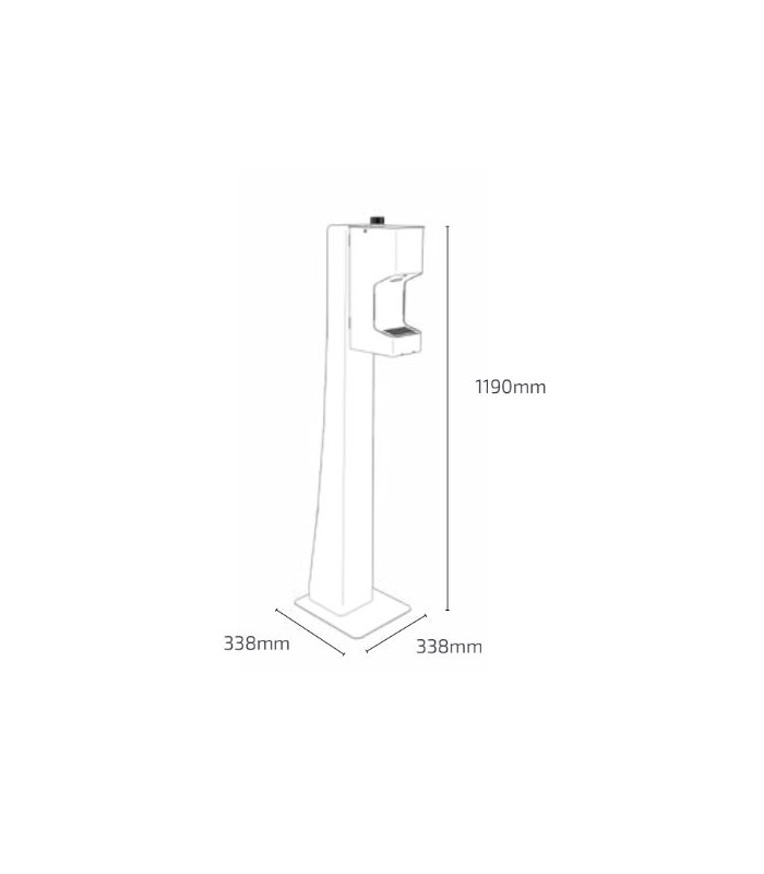 PUNTO DE HIGIENIZACIÓN AUTOMATICO DE PARED
