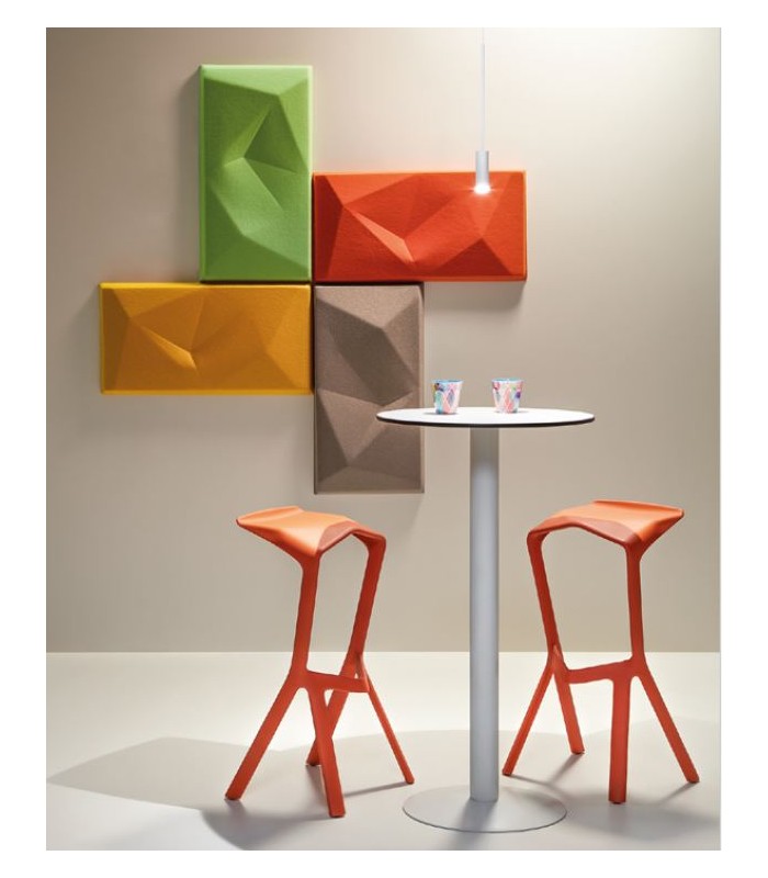 Panel geométrico fonoabsorbente