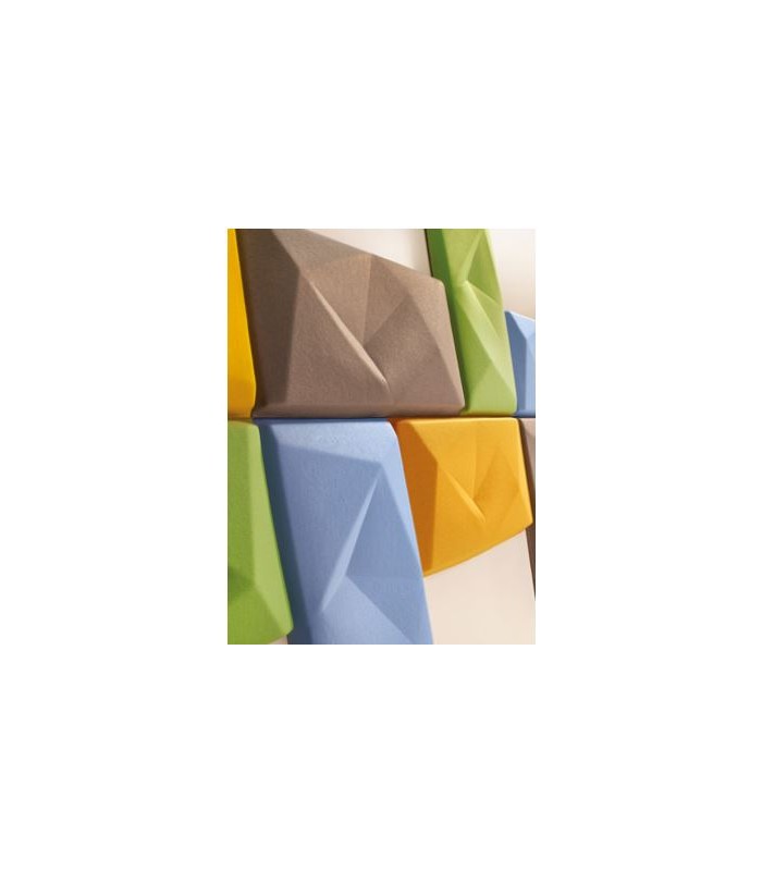 Panel geométrico fonoabsorbente