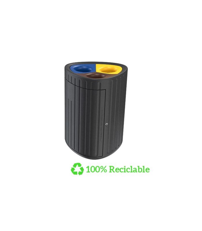 PAPELERA SELECTIVA MULTIRESIDUO EN POLIETILENO