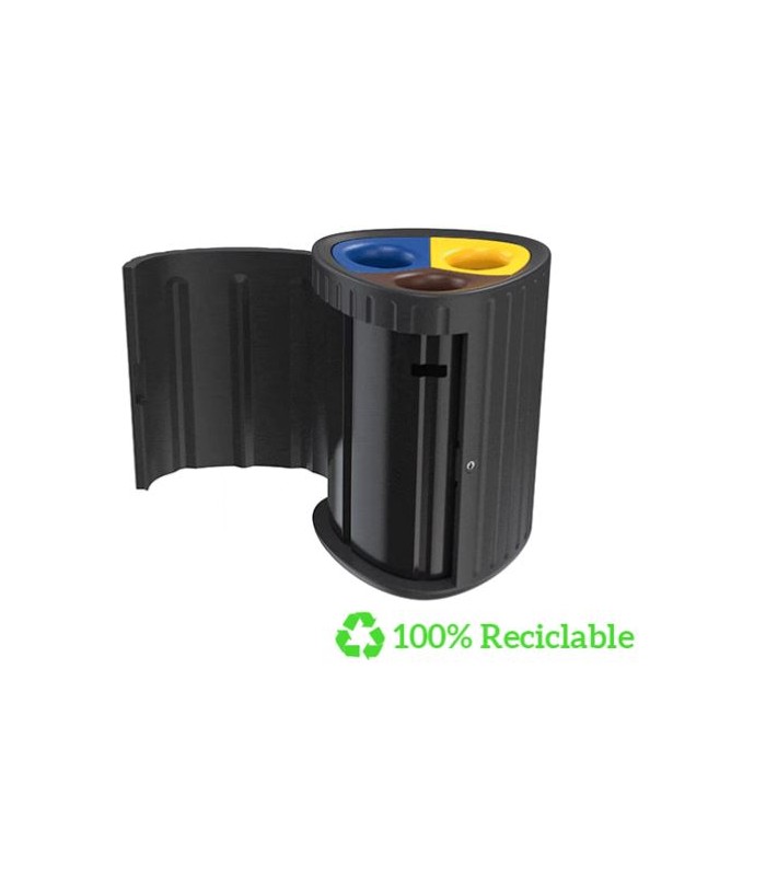 PAPELERA SELECTIVA MULTIRESIDUO EN POLIETILENO