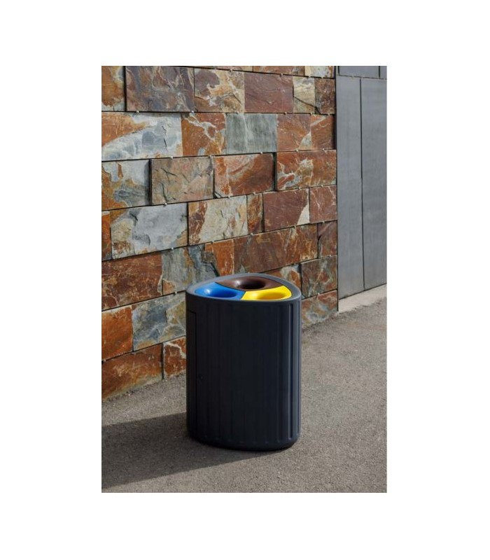PAPELERA SELECTIVA MULTIRESIDUO EN POLIETILENO