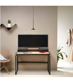 MESA DE OFICINA CON CAJÓN INTEGRADO Y TAPA ABATIBLE PARA CASA