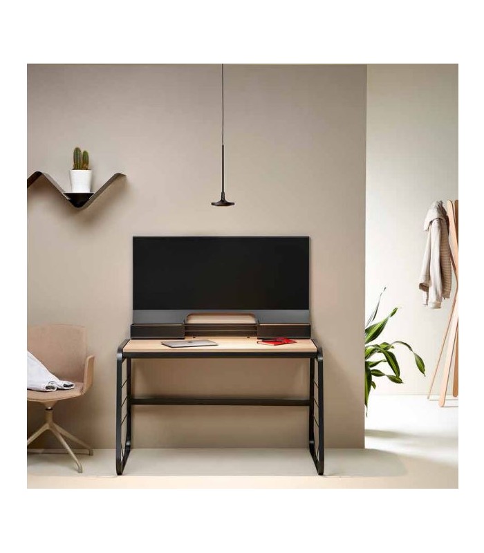 MESA DE OFICINA CON CAJÓN INTEGRADO Y TAPA ABATIBLE PARA CASA
