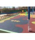 Suelo continuo de caucho para parques infantiles y colegios