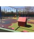 Suelo continuo de caucho para parques infantiles y colegios