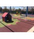 Suelo continuo de caucho para parques infantiles y colegios