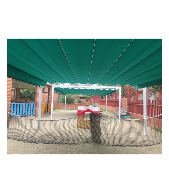 Sointec Proyectos. Pérgola para creación de sombra, ideal para colegios y centros formativos.