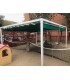 Sointec Proyectos. Pérgola para creación de sombra, ideal para colegios y centros formativos.