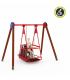 Columpio adaptado para silla de ruedas. Columpio inclusivo