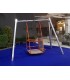 Columpio adaptado para silla de ruedas. Columpio inclusivo