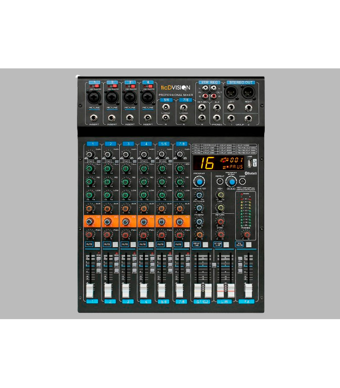 mesa con conexión de USB